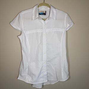 Magellan Outdoors Women's White Button Down Shirt